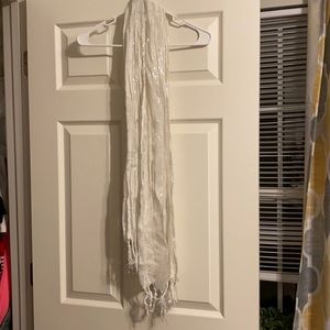 white scarf